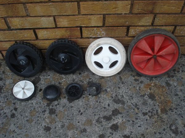 Mower wheels for online sale