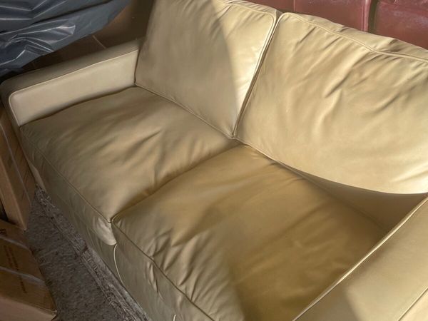 Laura ashley leather sofa shop sale