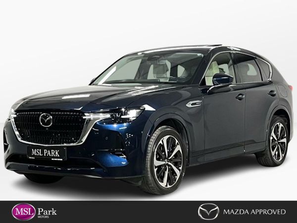 Mazda CX-60 SUV, Petrol Plug-in Hybrid, 2023, Blue