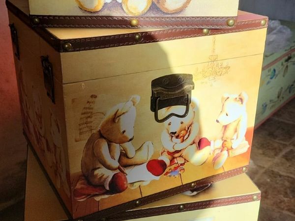 Vintage toy box for hot sale sale