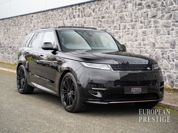 Land Rover Range Rover Sport SUV, Petrol Plug-in Hybrid, 2024, Black