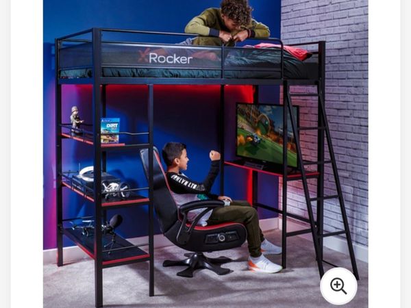 X rocker deals bunk bed