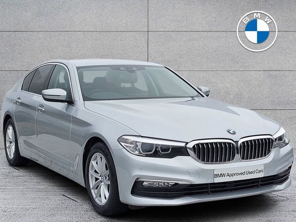 BMW 5-Series Saloon, Diesel, 2018, Silver