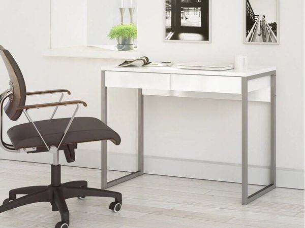 White Gloss Desk Woodies for sale in Co. Dublin for 70 on DoneDeal