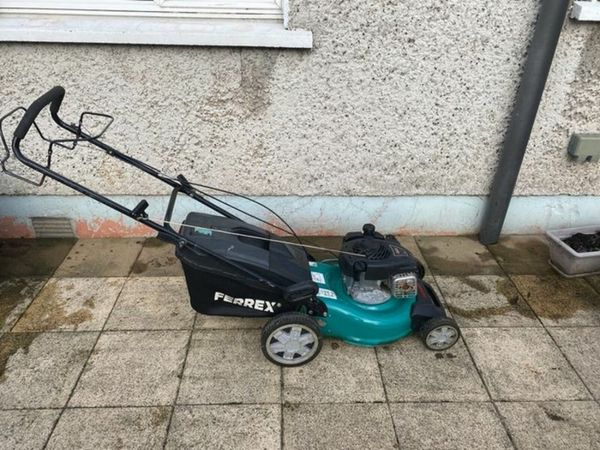 Ferrex petrol lawn online mower