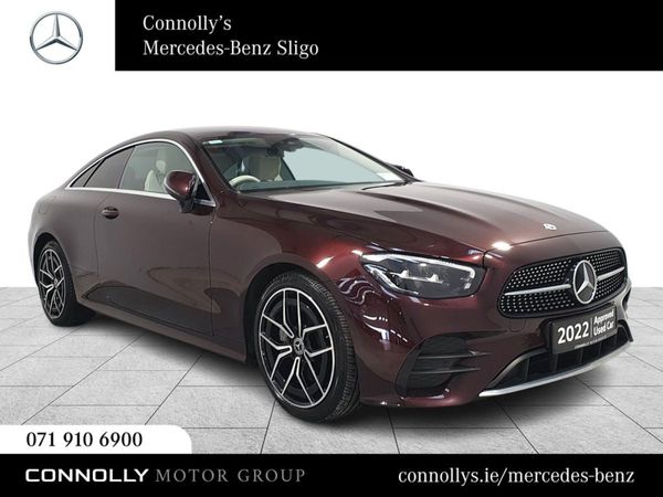 Mercedes-Benz E-Class Coupe, Diesel, 2022, Red