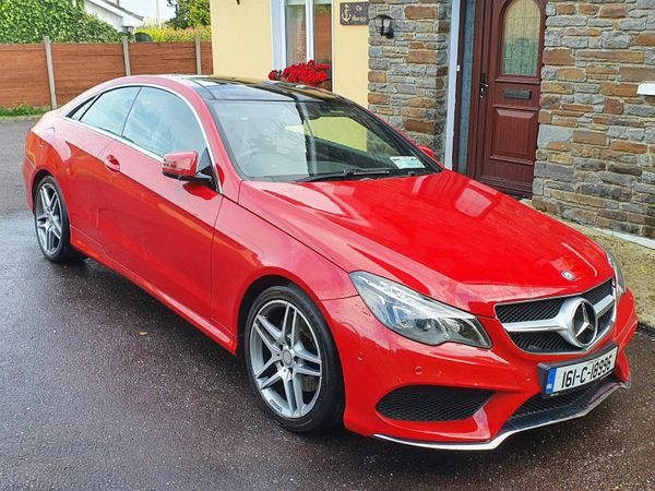 Mercedes-Benz E-Class Coupe, Diesel, 2016, Red