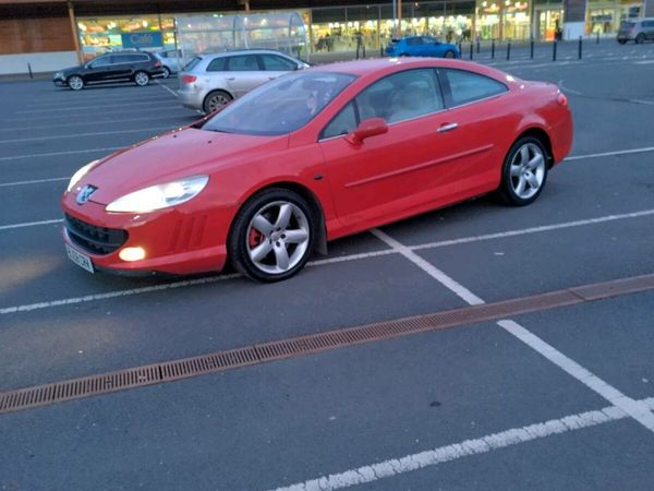 Peugeot 407 Coupe, Diesel, 2008, Red