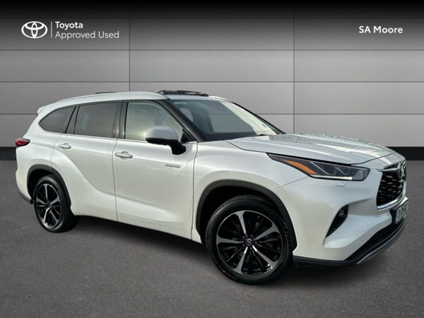 Toyota Highlander Estate, Hybrid, 2021, White
