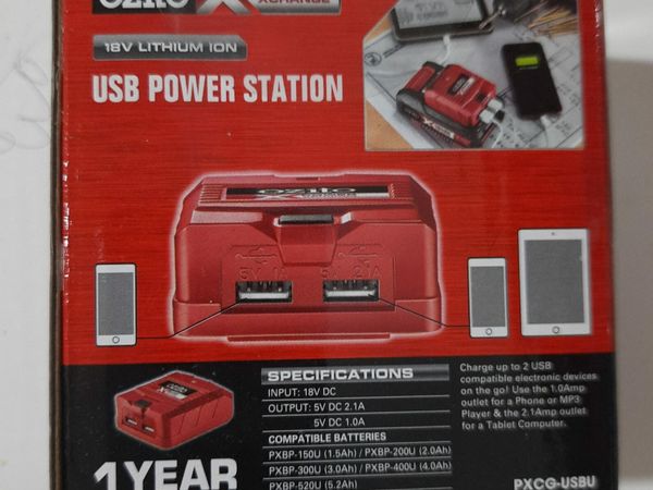 Ozito usb 2025 power station