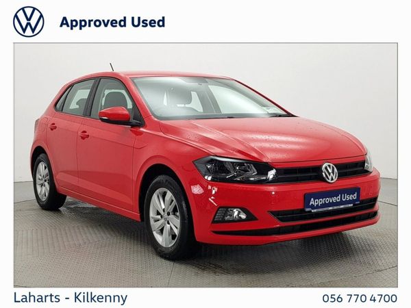 Volkswagen Polo Hatchback, Petrol, 2021, Red