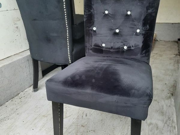 Velvet chairs for discount sale