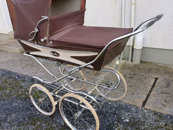 Silver cross clearance twin pram vintage