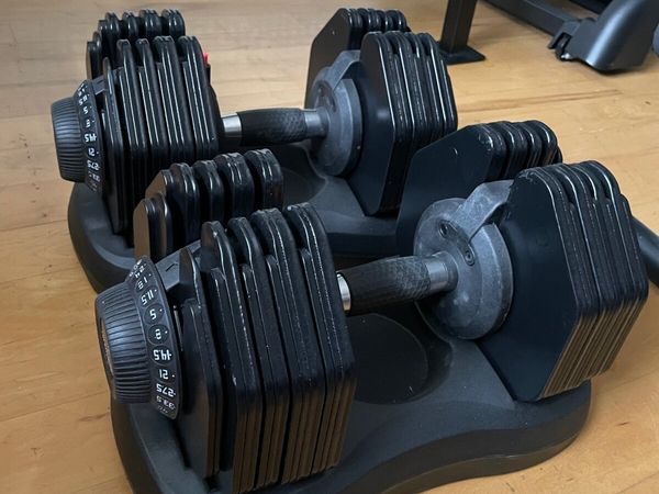 Used dumbbell online set