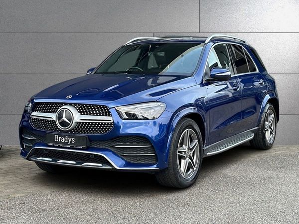 Mercedes-Benz GLE-Class SUV, Diesel Hybrid, 2022, Blue