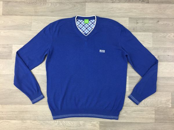 Hugo boss hot sale cotton jumper