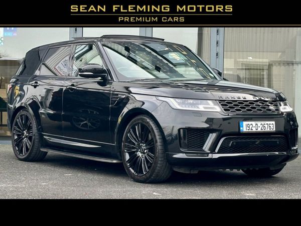 Land Rover Range Rover Sport Estate, Petrol Plug-in Hybrid, 2019, Black