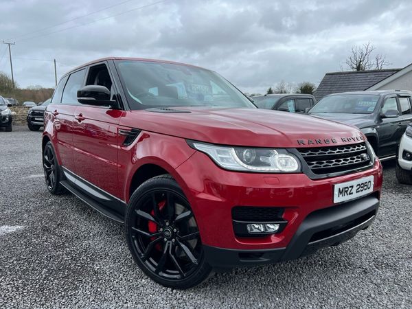 Land Rover Range Rover Sport SUV, Diesel, 2017, Red