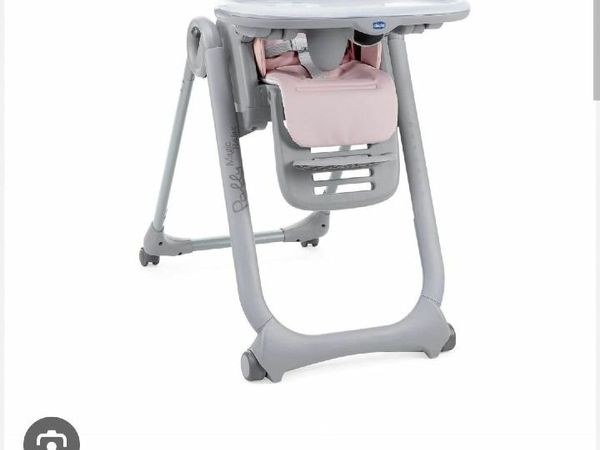 Chicco polly magic relax highchair pink hot sale