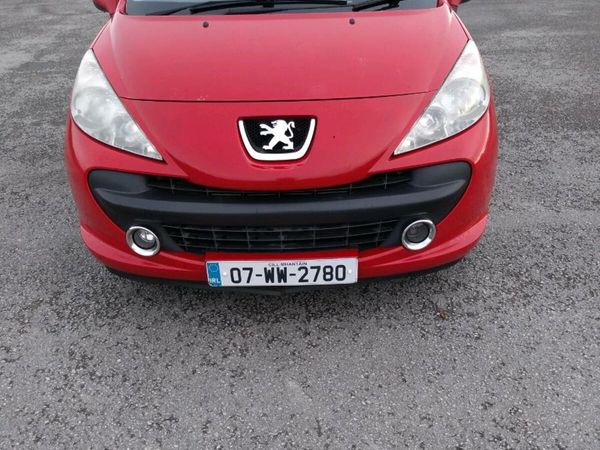 Peugeot 207 Coupe, Petrol, 2007, Red