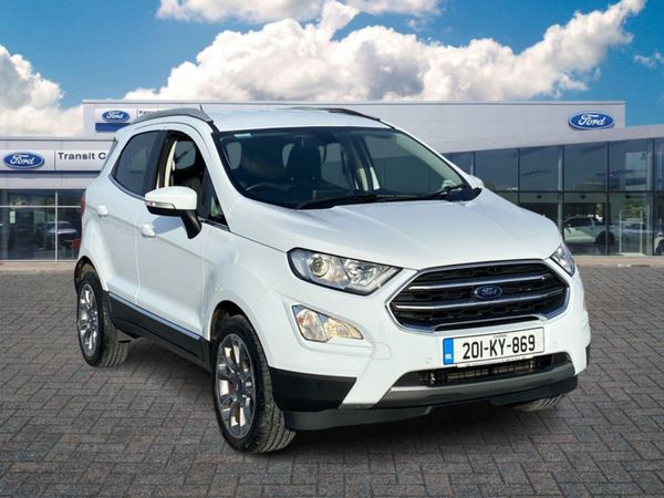 Ford EcoSport Hatchback, Petrol, 2020, White