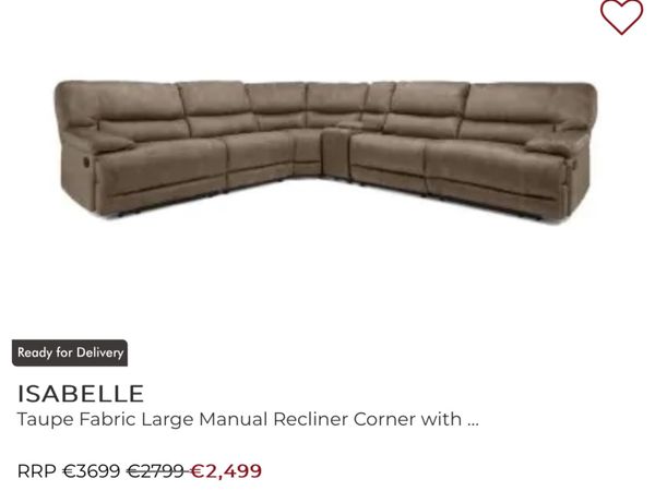 Kuka bailey fabric discount power reclining sectional sofa