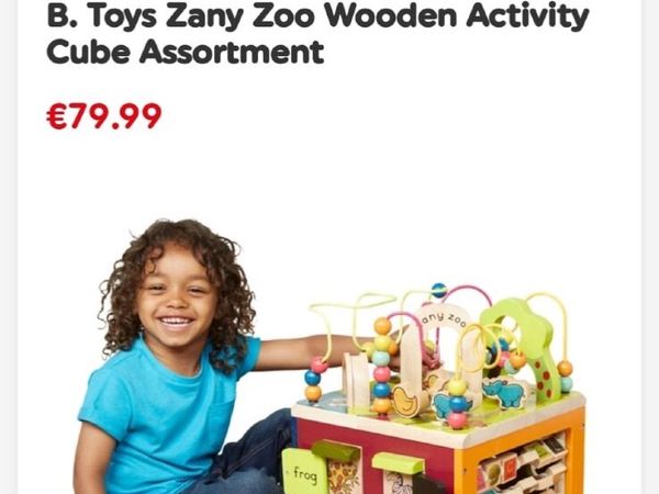 B toys zany hot sale zoo activity cube