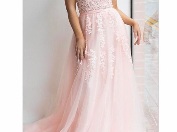 Baby pink Debs dress Ball Gown for sale in Co. Clare for 90 on