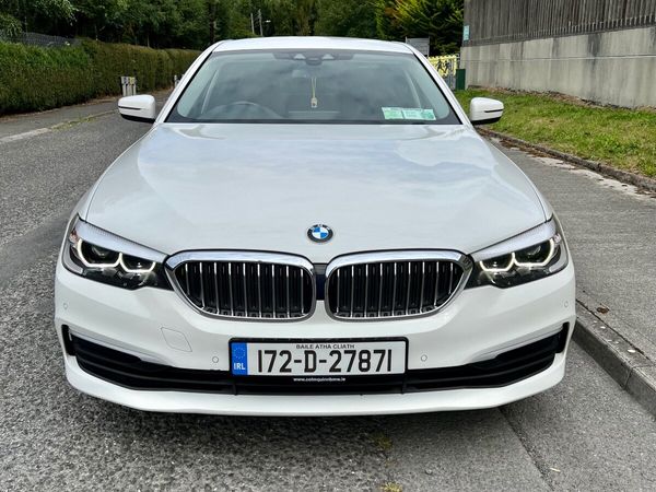 BMW 5-Series Saloon, Diesel, 2017, White