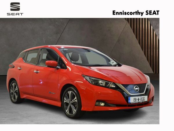 Nissan Leaf Hatchback, Electric, 2019, Red