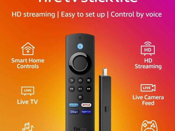 New  Fire TV Stick 4K Max Firestick Streaming Device Wi-Fi 6 Alexa  Voice Remote TV Controls Bundle 10pcs