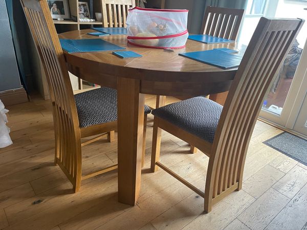 Oak dining deals table 4 seater