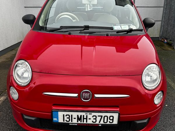 Fiat 500 Hatchback, Petrol, 2013, Red