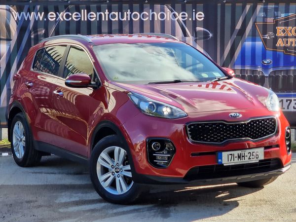 Kia Sportage SUV, Diesel, 2017, Red