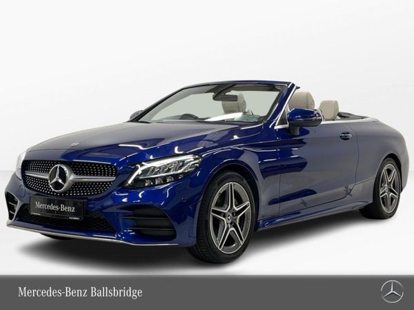 Mercedes-Benz C-Class Cabriolet, Petrol Hybrid, 2019, Blue