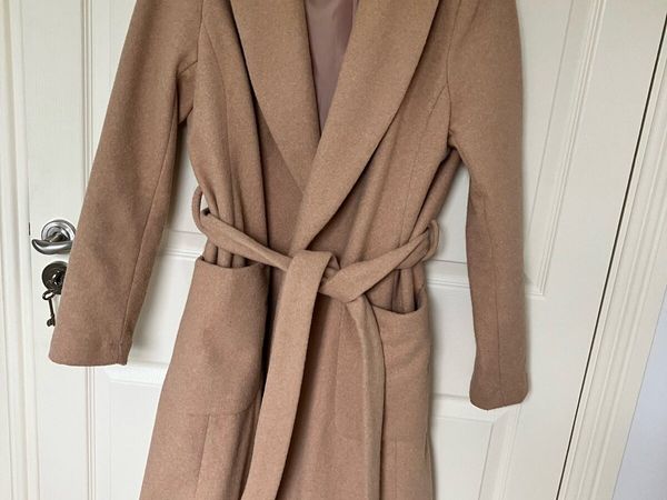 New look coat clearance camel