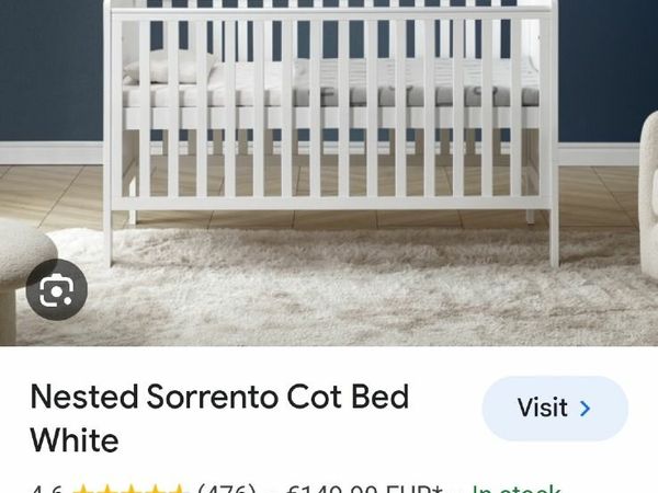 Nested sorrento cot clearance bed