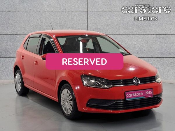 Volkswagen Polo Hatchback, Petrol, 2015, Red