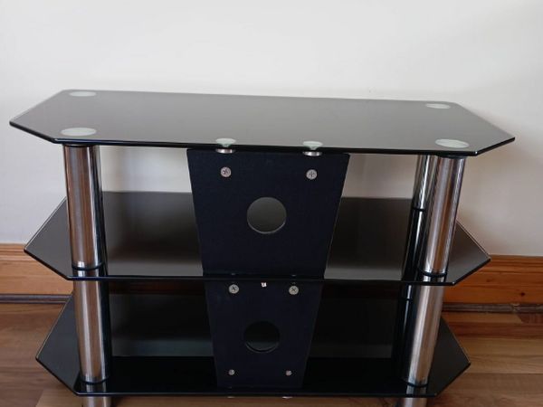 Small glass tv deals cabinet