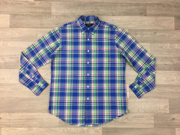 Men's polo ralph lauren button down 2024 shirts on sale