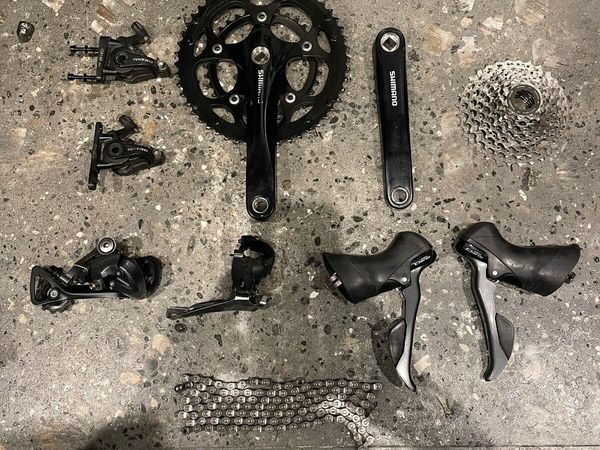 Shimano claris groupset on sale for sale