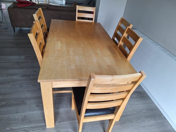 Donedeal dining table and chairs new arrivals