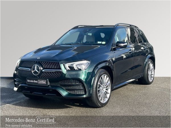 Mercedes-Benz GLE-Class SUV, Diesel Plug-in Hybrid, 2023, Green