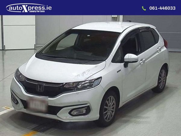 Honda Fit Hatchback, Hybrid, 2019, White