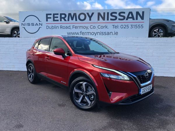 Nissan Qashqai SUV, Hybrid, 2023, Red