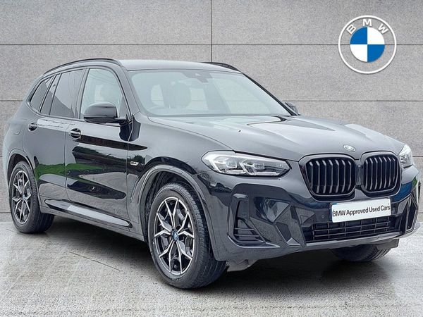 BMW X3 SUV, Petrol Plug-in Hybrid, 2022, Black