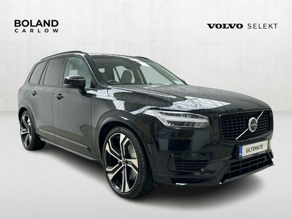 Volvo XC90 SUV, Petrol Plug-in Hybrid, 2024, Black