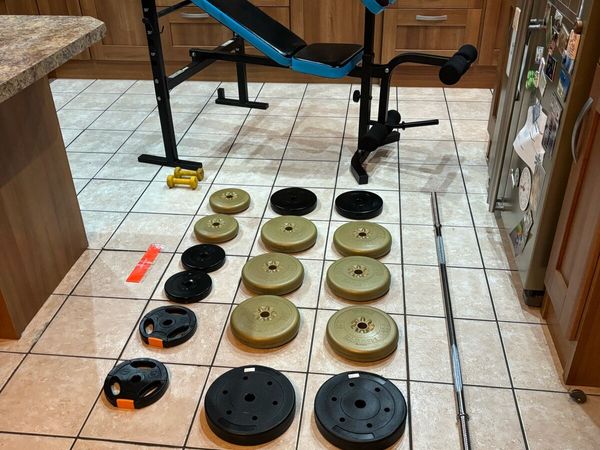 Olx gym best sale weight plates