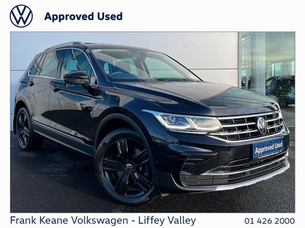 Volkswagen Tiguan SUV, Petrol Plug-in Hybrid, 2022, Black