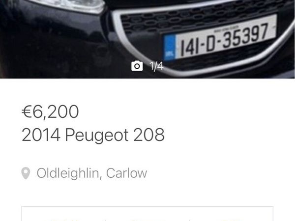 Peugeot 208 Hatchback, Diesel, 2014, Black